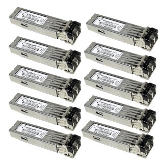 10 x JDSU PicoLight SFP1000Base-SX 4GB mini GBIC-Transceiver PLRXPL-VC-SG3-24-N