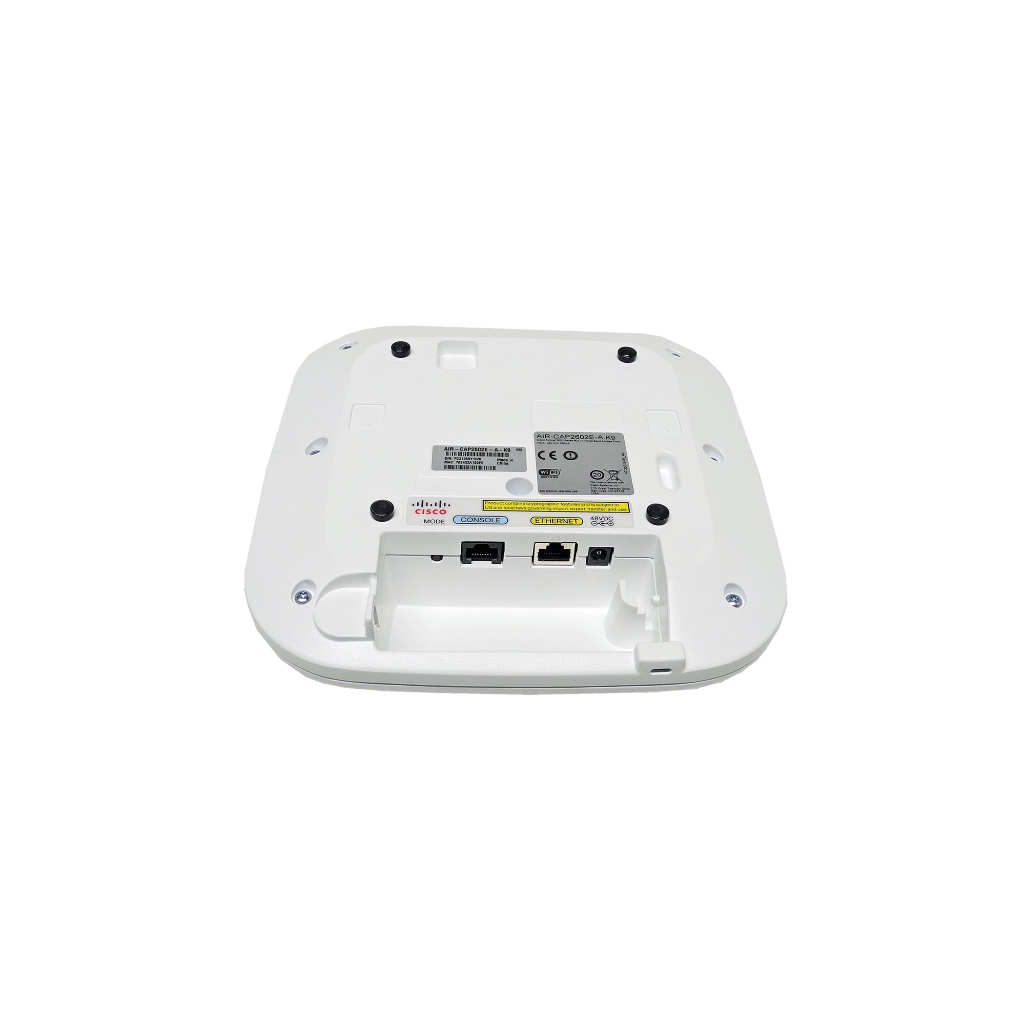 Cisco AIR CAP2602I E K9 Controller Based Wireless Access Point 802.11a/g/n Cisco AIR CAP2602I E K9 Controller Based Wireless Access Point 802.11a/g/n