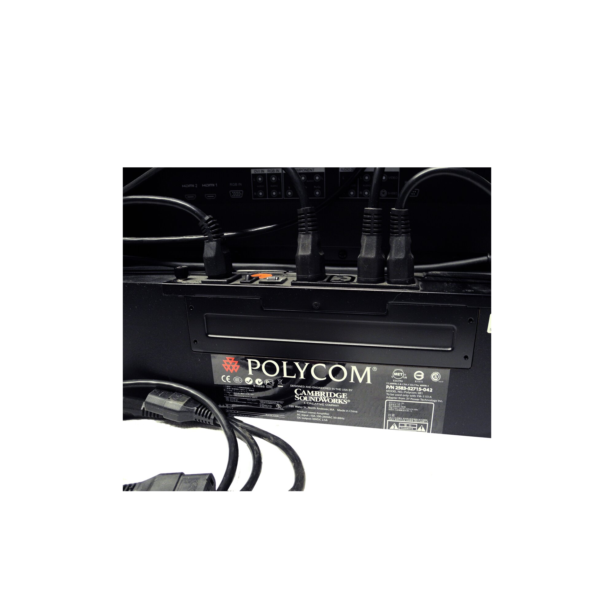 POLYCOM Videokonferenzsystem Sampo LMP-42FASM 42“ Monitor + Soundbar ...