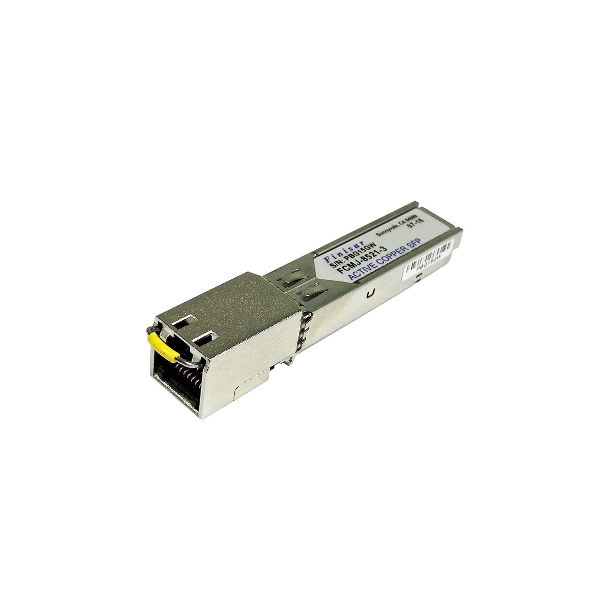 Finisar FCLF8521P2BTL Active Copper SFP 1000Base-T Transceiver Module ...
