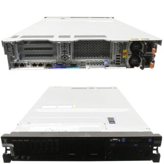 IBM x3650 M4 Server ohne CPU ohne RAM 2x Kühler 8x SFF 2,5 RAID 5100