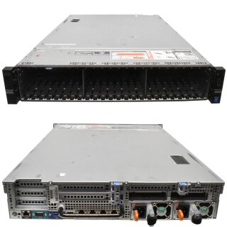 Dell PowerEdge R730xd Rack Server 2U 2xE5-2680 V4 CPU 256 GB RAM 26 Bay 2.5"