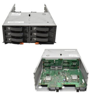 IBM BladeCenter S 6-Disk Storage Module 44E8057 + 6x 3.5 Zoll HDD Caddie 42R4127 44T1404