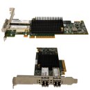 HP SN1100E Dual-Port 16Gb FC SFP+ PCIe x8 Netzwerkkarte + 2x SFP 16Gb C8R39A 719212-001 FP