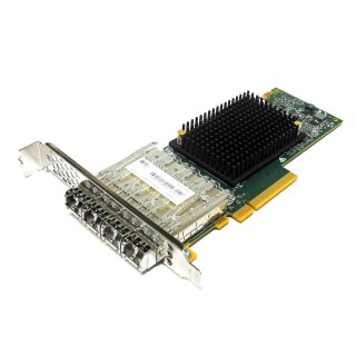 IBM 4-Port 16Gb FC SFP+ PCIe x8 Netzwerkkarte + 4x SFP 16Gb 00WY983 FP