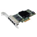Dell I350-T4 4-Port PCIe x4 Gigabit Ethernet Network Adapter 00NWK2 0X8DHT FP