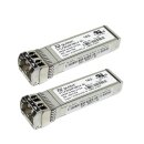 QLogic QLE2662-DEL Dual-Port 16Gb PCIe x8 FC Server Adapter 0H8T43 FP +2x GBICs