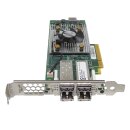 QLogic QLE2662-Dell Dual-Port 16Gb PCIe x8 FC Server Adapter 0H8T43 FP +2x GBICs