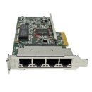 DELL Broadcom 5719 4-Port PCIe x4 Gbit Ethernet Netzwerkkarte TMGR6 0YGCV4 LP