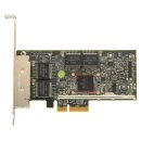 DELL Broadcom 5719 4-Port PCIe x4 Gbit Ethernet Netzwerkkarte KH08P HY7RM FP