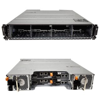 Dell PowerVault MD3820f 2xController ISCSI 10G 7YJ34 2x PSU 24 Bay 2,5