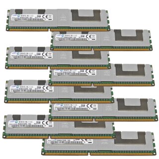 Samsung 8x32 GB (256GB) PC3-14900L 4Rx4 ECC M386B4G70DM0-CMA4  RAM REG ECC DDR3