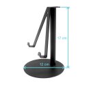 Universal Tablet Tisch Ständer aus  Metall schwarz...