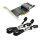 LSI MR SAS 9271-8i 8-Port 6Gb PCIe x8 RAID Controller L3-25413-38001 2xSAS Kabel