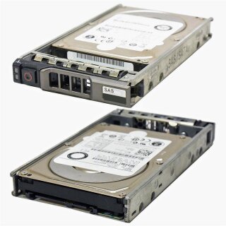 Dell 300GB Festplatte 2.5" SAS 12Gbps 07FJW4 RPM 15k mit Rahmen 04GN49