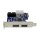 SilverStone SST-EC04-P Dual-Port USB 3.0 PCI-Express x1 Extension Card N11360