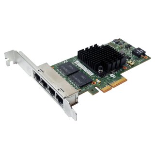 IBM Intel I350-T4 4-Port PCIe x4 Gigabit Ethernet Network Adapter 00AG522 FP