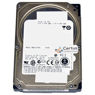 Toshiba 146GB 2.5" 10K 6G SAS HDD MBD2147RC