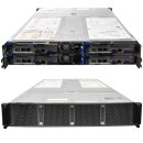 Quanta Server T42S-2U 4x Node no CPU no PC4 Heatsinks X527 10G SFP+ 2 Port Rails