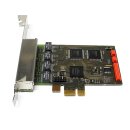 Ferrari QuadE1 LP A5 4xPRI PCIe x1 OfficeMaster Gate Card...