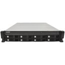 QNAP TS-869U-RP NAS Storage Atom 2.13 GHz CPU 2GB RAM no HDD 8 Bay LFF USB 3.0