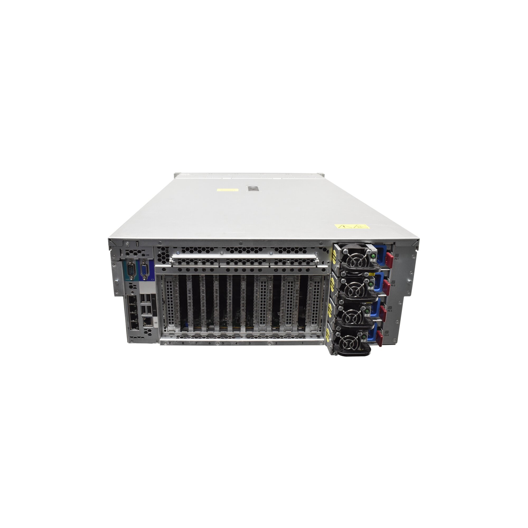 HP ProLiant DL580 G9 4x E78860 V3 2.20Ghz 128GB RAM 10 Bay 2,5 4x1500W