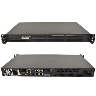 Supermicro CSE-504 A1SAi-2750F Atom CPU 2.40GHz 8GB RAM 1U no HDD USB 3.0