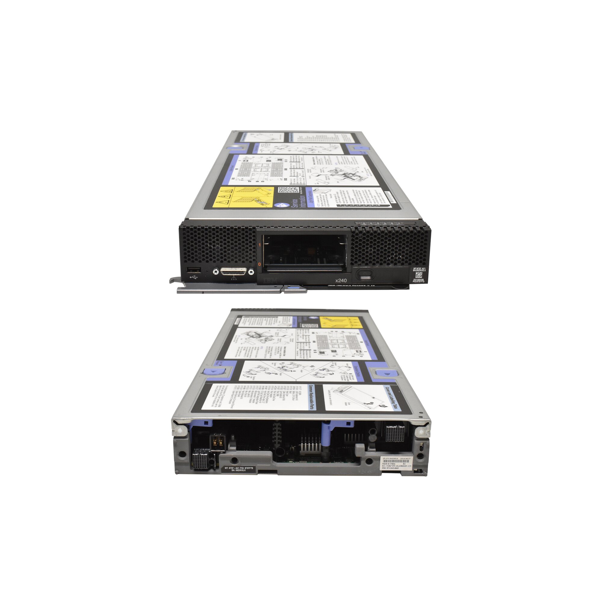 IBM Flex System 8721 HC1 14 x X240 ohne CPU ohne RAM 2xHS mit10Gb Karte