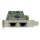 HP BroadCom 332T Dual-Port PCIe x1 GbE Netzwerkkarte 616012-001 LP