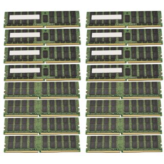 512GB HP Samsung 16x32GB 4DRx4 PC4-2133P DDR4 2133MHz RAM 752372-081 726722-B21