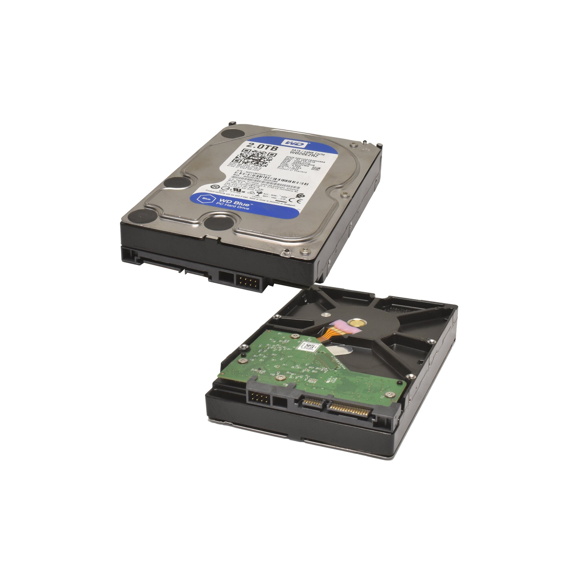 2TB WD WD20EZRZ Blue Digital Western HDD - SATA 0 RPM Desktop Hard 