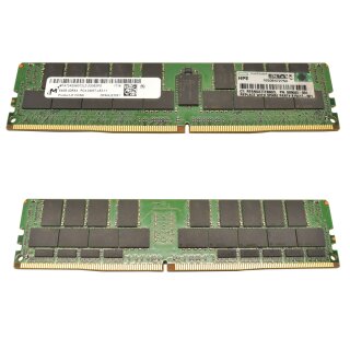 128GB HPE Samsung 2x64GB 4DRX4 PC4-2400T DDR4 RAM 809085-091 819413-001 M386A8K40BM1-CRC