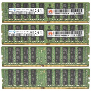 128GB Samsung 4x32GB 2Rx4 PC4-2133P DDR4 M393A4K40BB0-CPB RAM