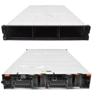 IBM Storwize V7000F 2076 AF6 2x Controller 64GB 01LJ743 1Gb iSCSI 24x SFF 2x PSU