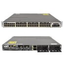 Cisco WS-C3750X-48T-S 48-Port RJ-45 GE 2x PSU 1x C3KX-...