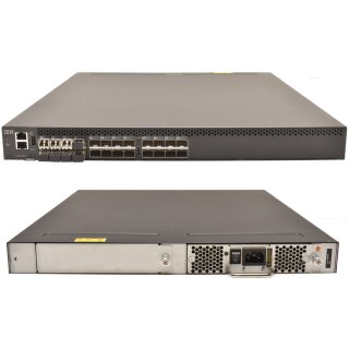 IBM SAN24B-5 2498-F24/24G/X24 12 aktive Ports + 8 Brocade 8GB SFP Transceiver