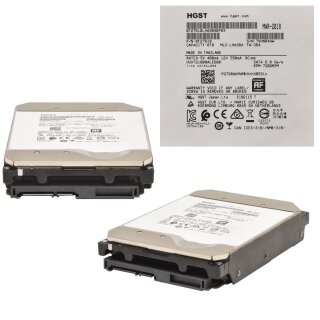 HGST 8TB 7.2K SAS 6G HUH721008ALE600 HDD PN: 0F27610  ohne Rahmen