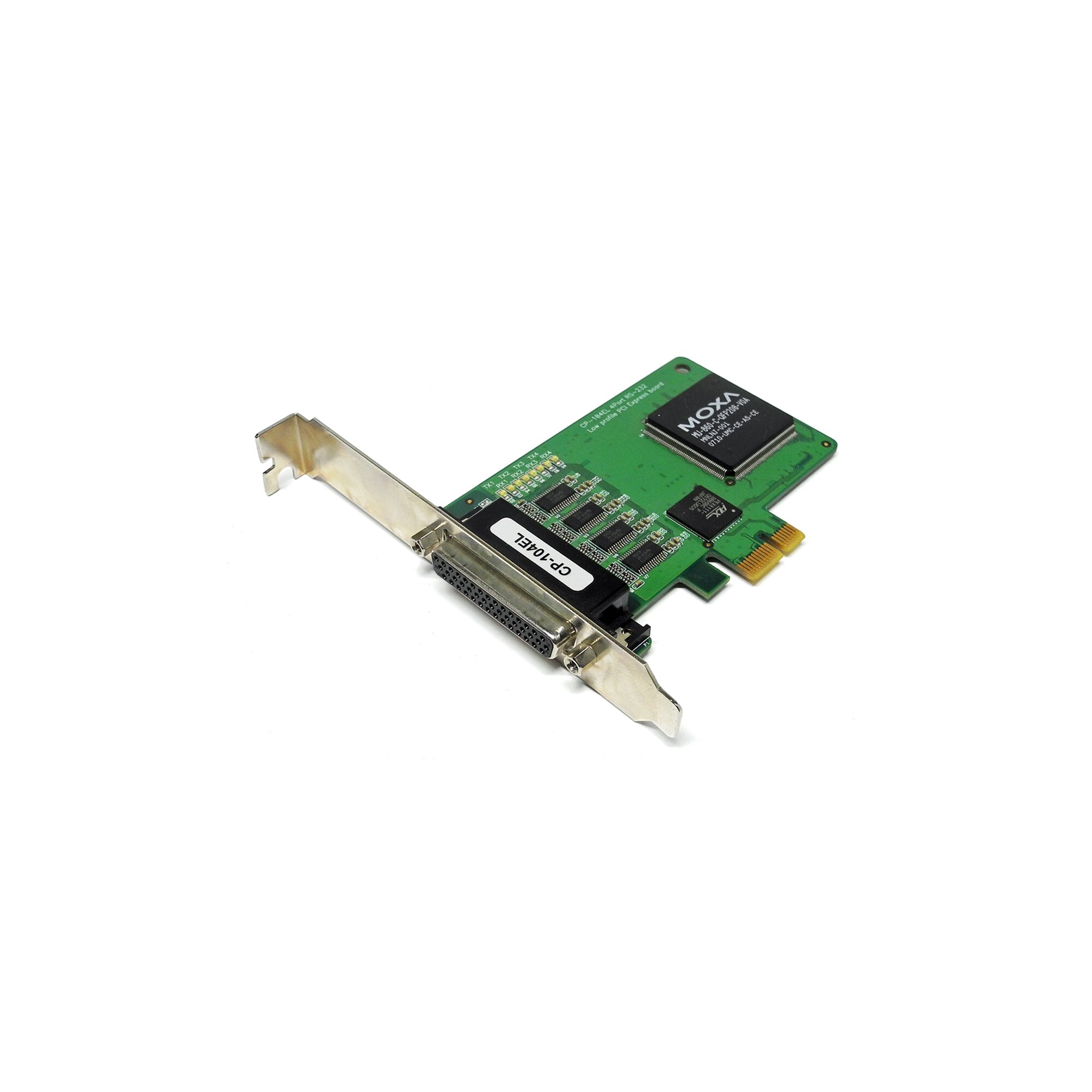 MOXA CP104EL Ver. 1.3 4Port RS232 PCIExpress x1 Serial Interface