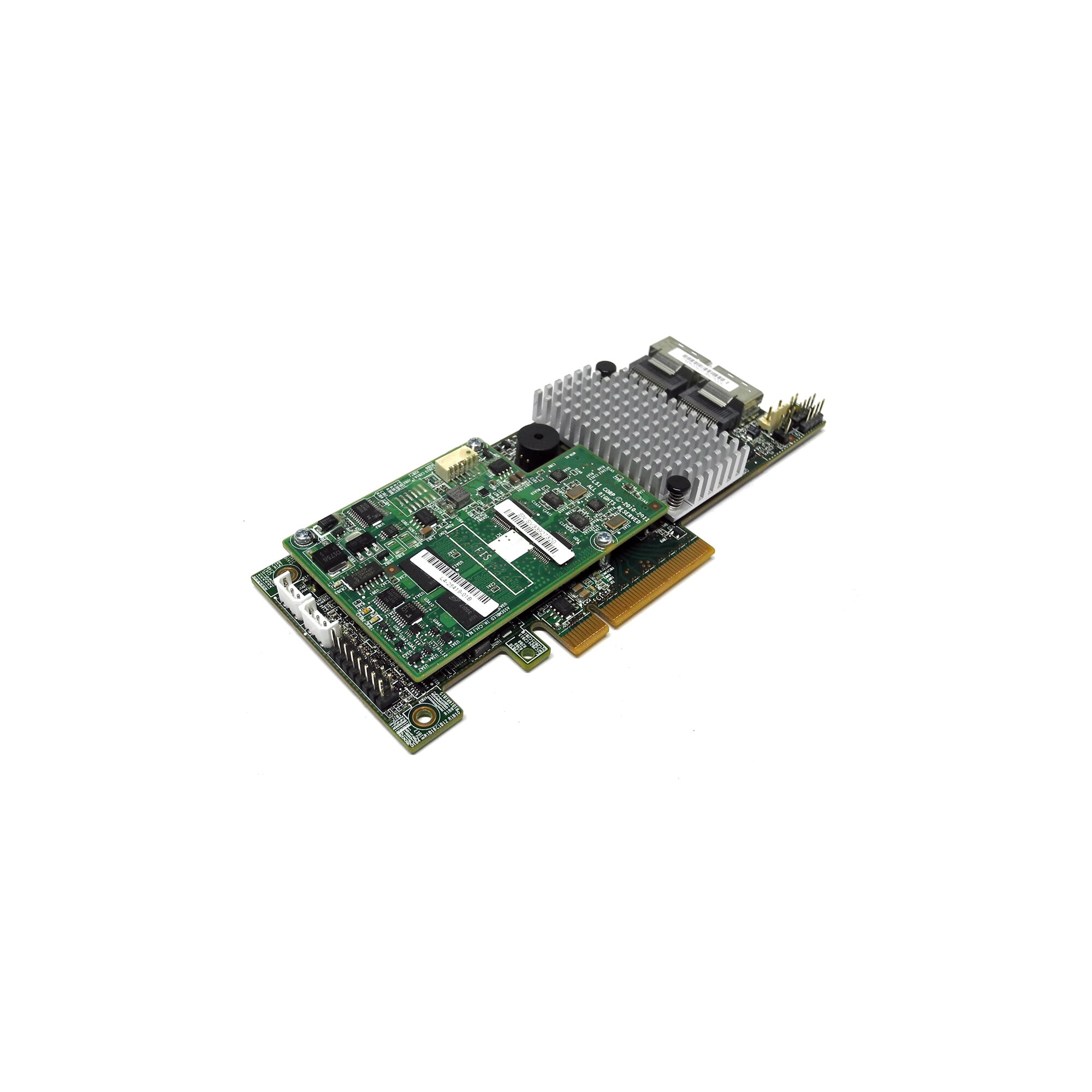 LSI MR SAS 9266-8i Dual-Port 6Gb PCIe x8 SAS/SATA RAID Controller L3 ...