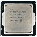 Intel Xeon Processor Quad Core E3-1260L V5 8MB Cache 2,90GHz Taktfrequenz SR2LH