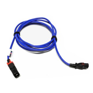 ZONIT zLock C14 to C13 Power Kabel 3m lang zLock-zC14-aC13-3 m Blau