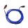 ZONIT zLock C14 to C13 Power Kabel 3m lang zLock-zC14-aC13-3 m Blau