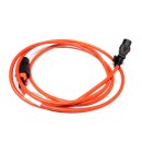 ZONIT zLock C14 to C13 Power Kabel 3m lang zLock-zC14-17-aC13-3m RD Rot