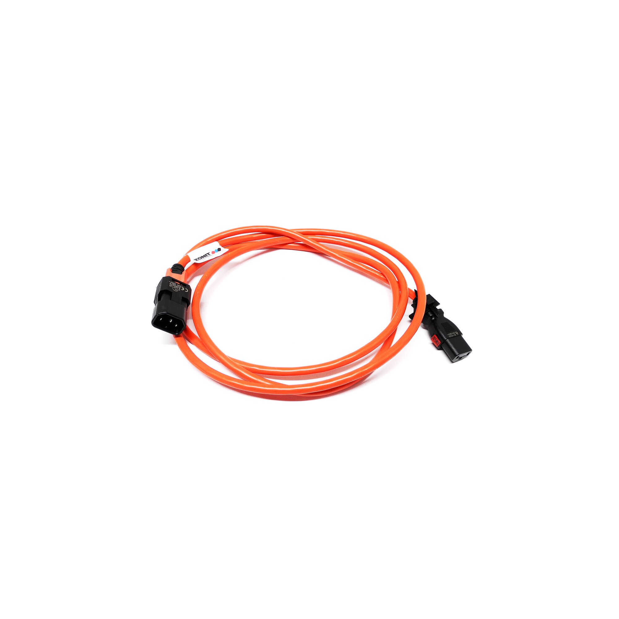 ZONIT zLock C14 to C13 Power Kabel 2m lang zLockzC1417aC132m RD Rot