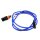 ZONIT zLock C14 to C13 Power Kabel 2m lang zLock-zC14-17-aC13-2m BL Blau