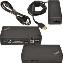 Lenovo Dockingstation ThinkPad USB 3.0 Pro Port Replicator 40A7 DK1522 + 65 W Netzteil