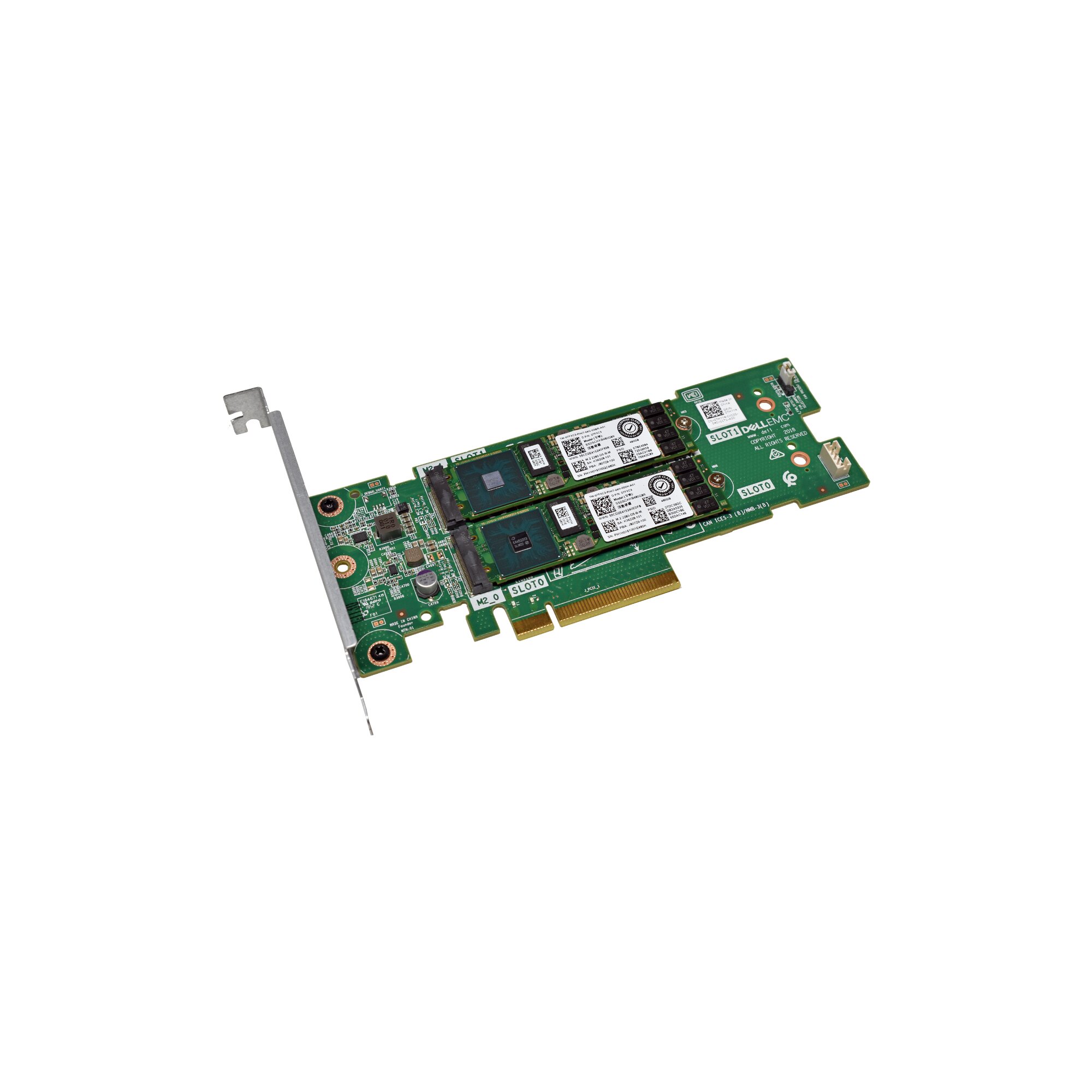 Dell 2x 480GB 07FXC3 SSD PCIe 2x M.2 Boss Adapter Karte 07HYY4