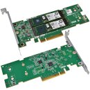 Dell 2x 480GB 07FXC3 SSD PCIe 2x M.2 Boss Adapter Karte...