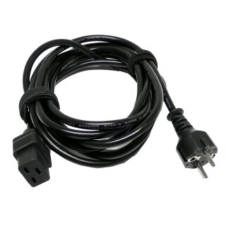 Netzkabel 4m Schuko - C19 Cisco 72-2104-01 16A H05VV-F 3G1.5mm schwarz