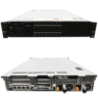 Dell PowerEdge R820 Rack Server ohne CPU ohne RAM 4x Kühler H710 8x SFF ...